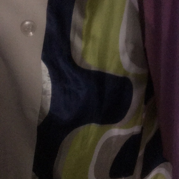 XL. VERTIGO BRAND. BEIGE 3/4” DOUBLE BREASTED COAT - Picture 6 of 7